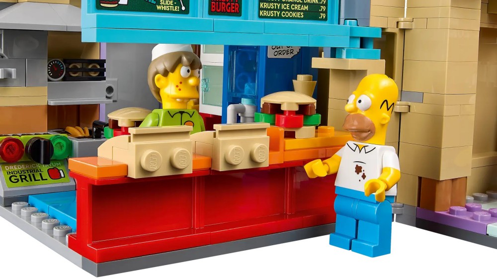 LEGO ออกแบบชุด Krusty Burger ของ The Simpsons