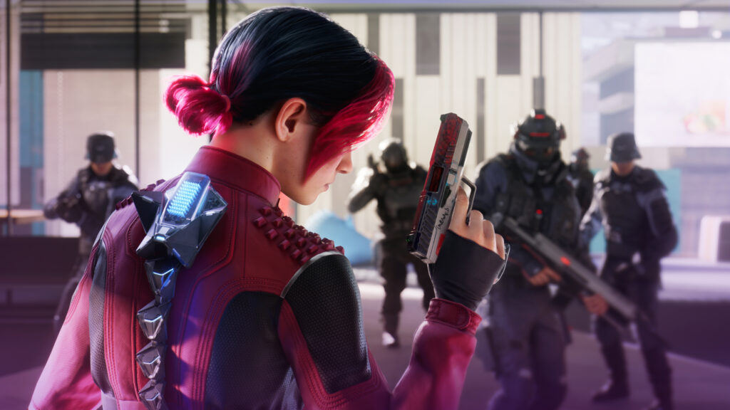 Spine เกมแอคชั่นผสมยิงปืนสไตล์ Technofuturist