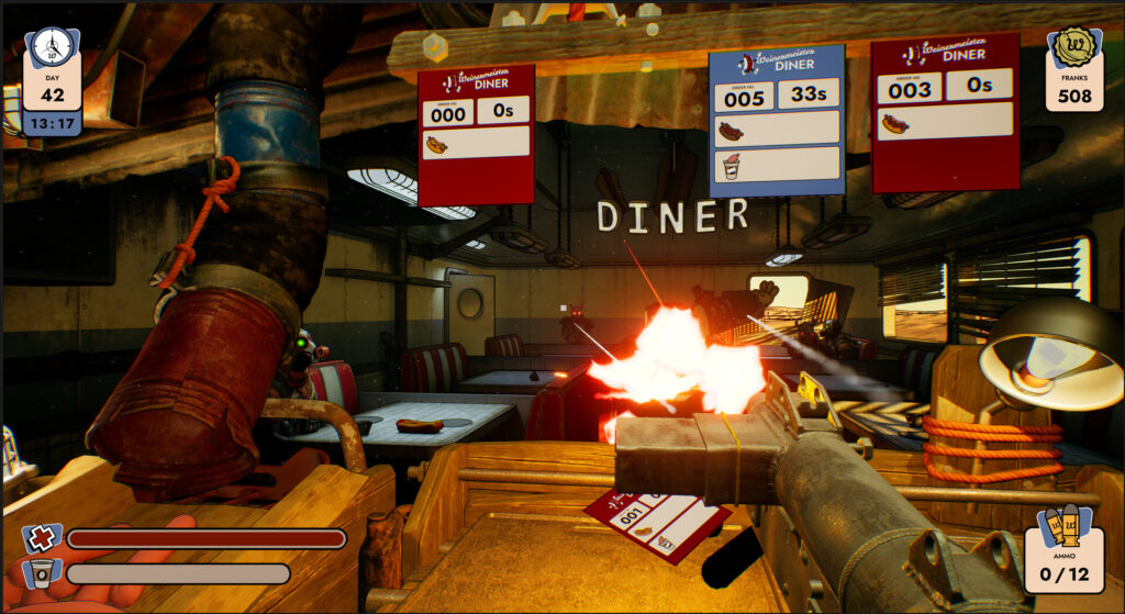Doomsday Diner เกมที่เปิดตัวบนพีซี